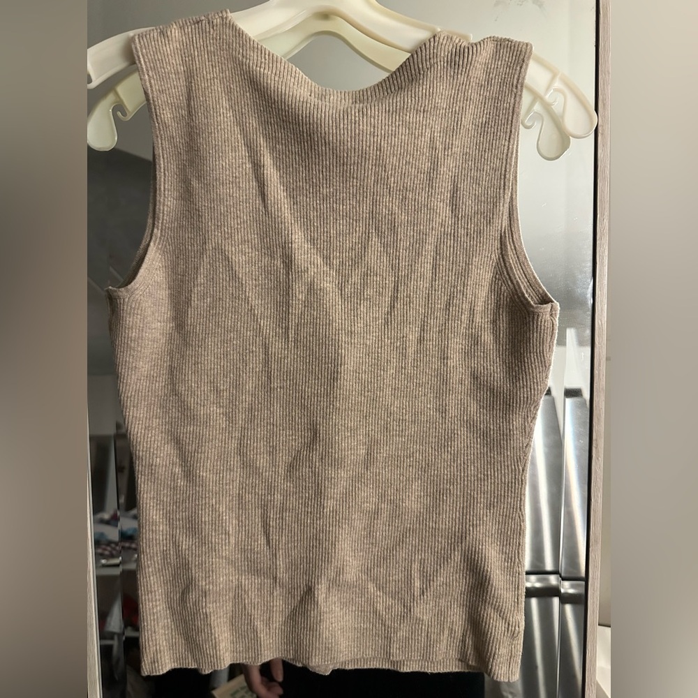 NWT Rails Rosa Button Vest Eco Collection in Oatmeal - M - Picture 9 of 10